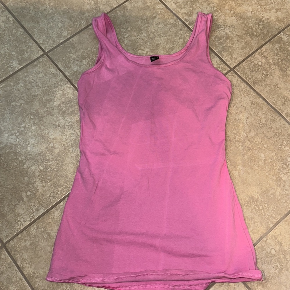 Bubblegum pink tank top